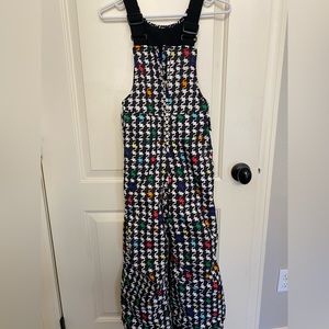 Columbia kids snow bibs (ski / snowboard); size 7/8